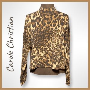 Animal print crop top